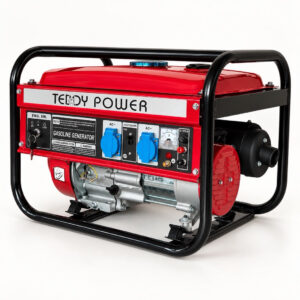 Benzin-Stromerzeuger / Generator „Teddy Power“ 2,3 kW – 1-Phase (230 V)